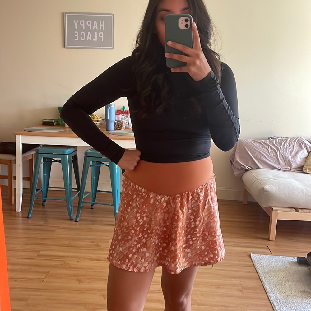 aerie skirt with shorts under